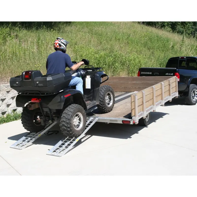 Black Widow Atv Utv Trailer Ramps | Model S-6012-2000-2 | Size 5' L X 11.5" W | Capacity 2,000 Lb. | Horsepower 4 To 90+ Hp | For Atvs, Utvs & Trailers 1