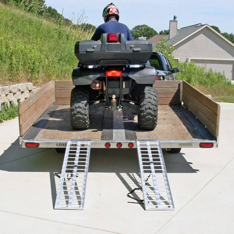 Black Widow Atv Utv Trailer Ramps | Model S-6012-2000-2 | Size 5' L X 11.5" W | Capacity 2,000 Lb. | Horsepower 4 To 90+ Hp | For Atvs, Utvs & Trailers 2