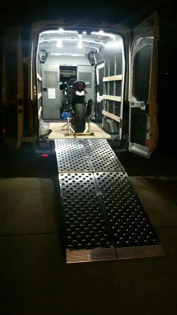 Black Widow Big Boy Ez Rizer™ Arched Folding Motorcycle Ramp | Models Mf2-9638-Ez To Mf2-14438-Ez | Size 8' To 12' X 38" | Capacity 2,000 To 3,000 Lb | Horsepower 4 To 90+ Hp | For Trucks & Trailers 1