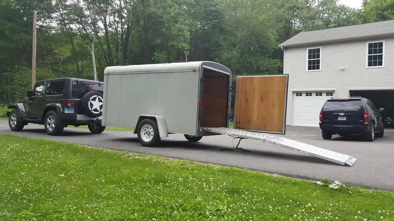 Black Widow Big Boy Ez Rizer™ Arched Folding Motorcycle Ramp | Models Mf2-9638-Ez To Mf2-14438-Ez | Size 8' To 12' X 38" | Capacity 2,000 To 3,000 Lb | Horsepower 4 To 90+ Hp | For Trucks & Trailers 3