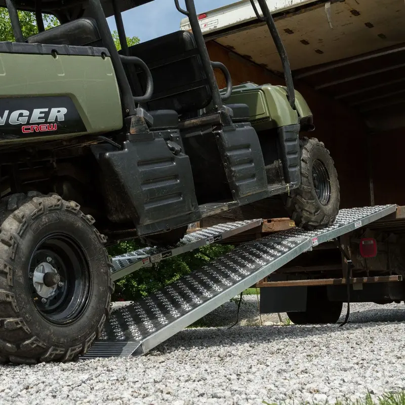 Black Widow Big Boy Ez Rizer™ Utv Ramp | Models Mf2-9619-Ez-Utv To Mf2-14419-Ez-Utv | Width 19" | Length 8' To 12' | Capacity Up To 3,000 Lb | Horsepower 4 To 90+ Hp | For Utv, Atv & Golf Cart 2