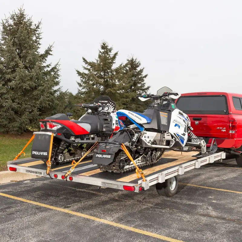 Black Widow Black Ice Essential Double Snowmobile Trailer Accessory Kit | Model Sno-Tk-De | 6' X 6-3/8" (L X W) | For Snowmobile Trailers 1