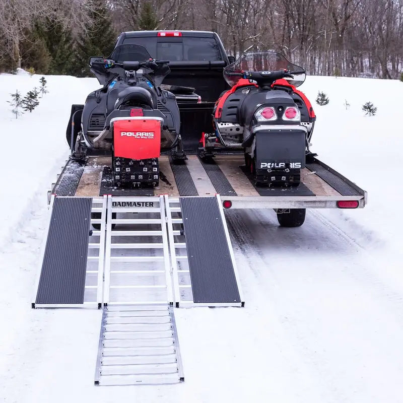 Black Widow Black Ice Folding Snowmobile Ramp | Model Sno-7754-Hdxw | Size 54" Wide | Capacity 1,500 Lb | Horsepower 4 To 90+ Hp | For Trucks & Trailers 4