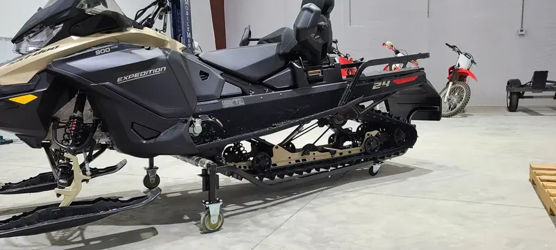 Black Widow Black Ice Snowmobile Dolly | Model Sno-Dolly | Width 46.25" | 1,500 Lb Capacity | Folds To 83.25" X 20.325" X 10" | For Snowmobile 1