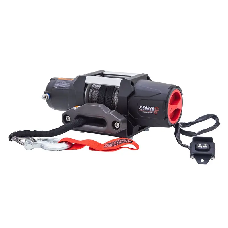 Black Widow Electric Atv/Utv Winch | Model Atv-Winch-4500 | Pull Capacity 4,500 Lb  | Horsepower 4 To 90+ Hp | For Universal Atv & Utv 1