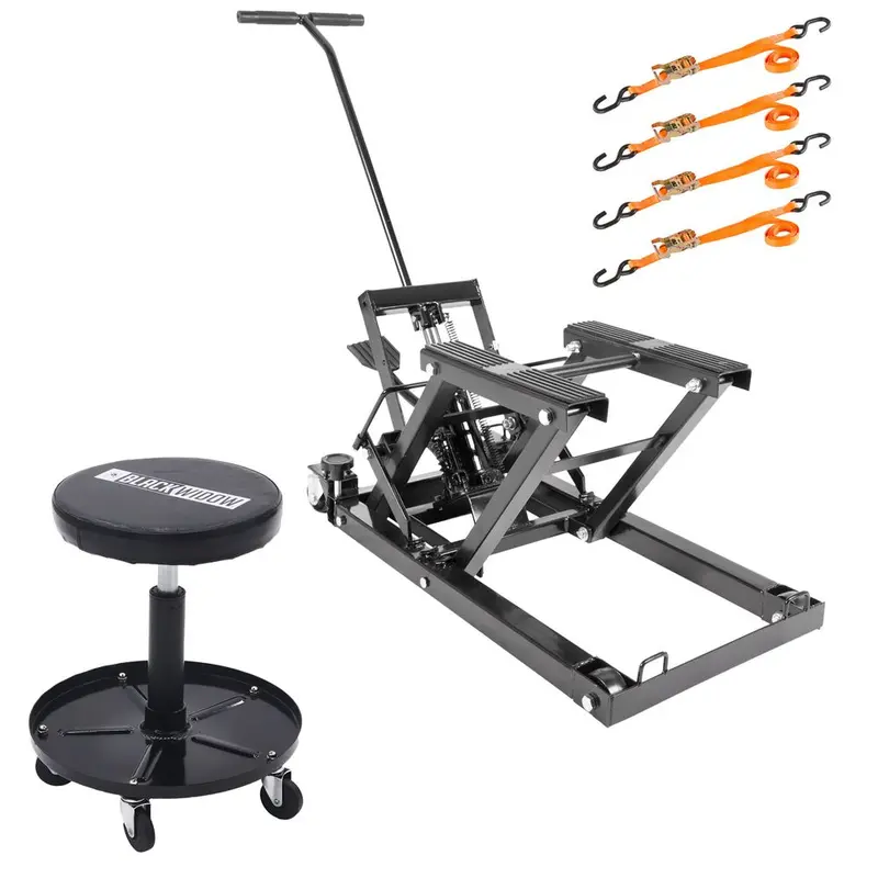 Black Widow Essential Atv Shop Kit | Model Eatvsk | Lift Height Range 16" | 1,500 Lb Capacity | Horsepower 4 To 90+ Hp | For Atv & Utv Garage Maintenance 1