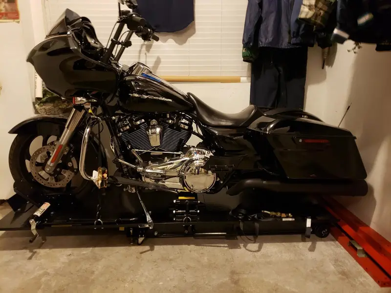 Black Widow Essential Motorcycle Shop Kit | Model Bw-Sk-E | Platform Dimensions 78" X 47" | Lift Height Up To 30" | Capacity 1,000 Lb | For Street, Touring & Cruiser Bikes 1