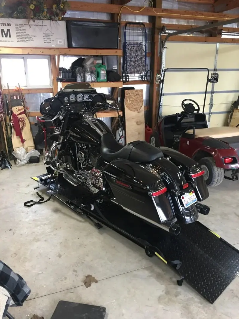 Black Widow Essential Motorcycle Shop Kit | Model Bw-Sk-E | Platform Dimensions 78" X 47" | Lift Height Up To 30" | Capacity 1,000 Lb | For Street, Touring & Cruiser Bikes 2