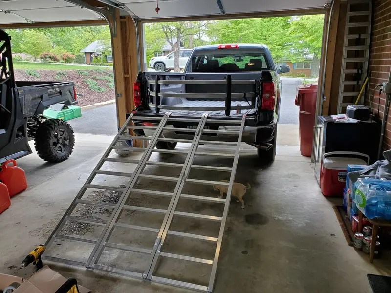 Black Widow Extra-Wide Folding Atv Ramp | Model Tf-7754 | Width 54" | Capacity 1,500 Lb. | Horsepower 4 To 90+ Hp | For Heavy-Duty Atv & Utv Loading 1