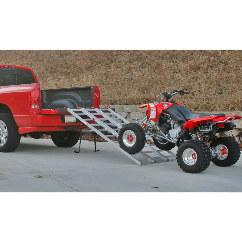 Black Widow Folding Atv Loading Ramp | Model Tf-8046 | Size 80" L X 44.75" W | Capacity 1,250 Lb | Horsepower 4 To 90+ Hp | For Atv & Utv Loading 1