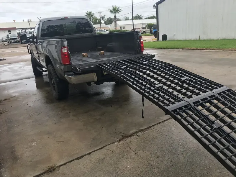 Black Widow Heavy-Duty Folding Arched Motorcycle Ramp | Models Bw-12040-Hd & Bw-14440-Hd | Size 40" Wide | Capacity 1,500 Lb | For Street, Touring & Cruiser Motorcycles 1
