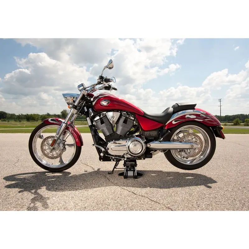 Black Widow Motorcycle Jack Lift | Model Mc-Jack | Size 6" Wide | Capacity 1,100 Lb | For Street, Cruiser, Touring & Sport Motorcycles 2