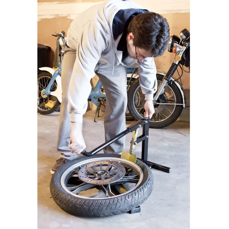 Black Widow Tire Bead Breaker | Model Bw-2065 | Width 24" | Length 26" | Height 16" | Manual Lever Power | For Motorcycle, Atv, Utv & Trailer Tires 1