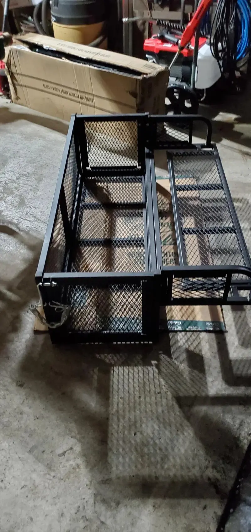 Black Widow Universal Steel Atv Rear Rack Drop Basket W/ Tailgate | Model Atvdb-Tg-1205 | Size 41" X 14" | Horsepower 4 To 90+ Hp | For Atv 2