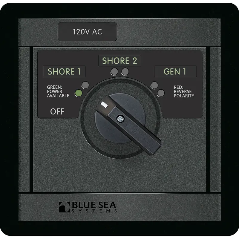 Blue Sea 1482 120V Ac Rotary 30A Off + 3 Sources [1482] 1