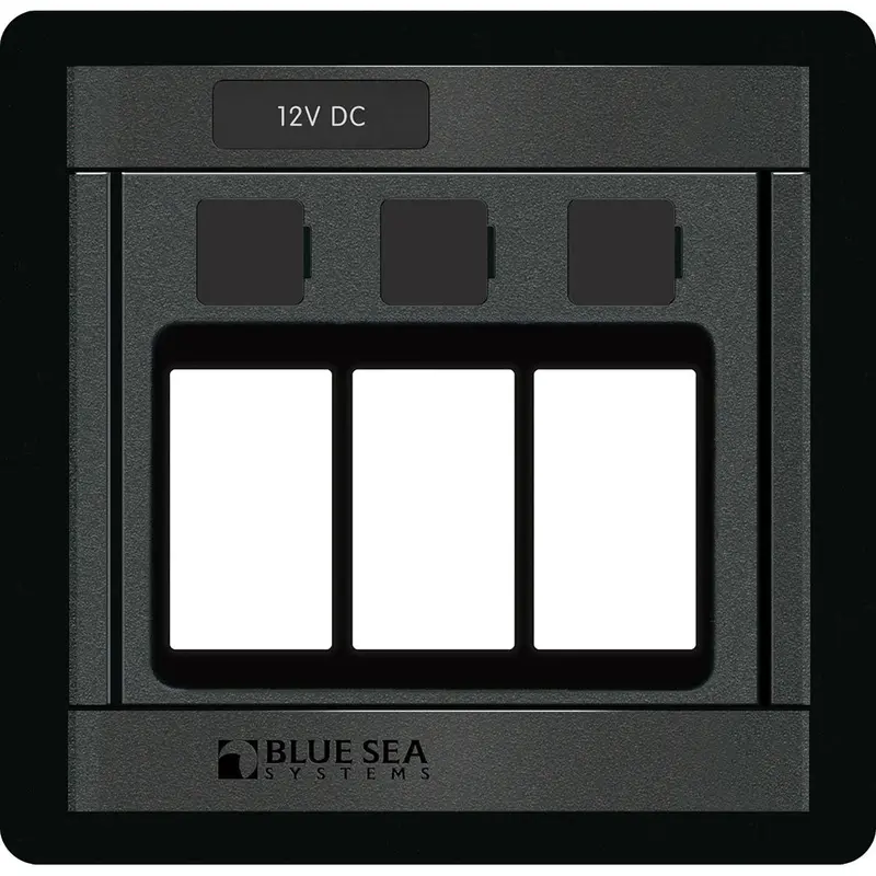 Blue Sea 1520 Remote Control Switch - 360 Panel - 3 Blank [1520] 1