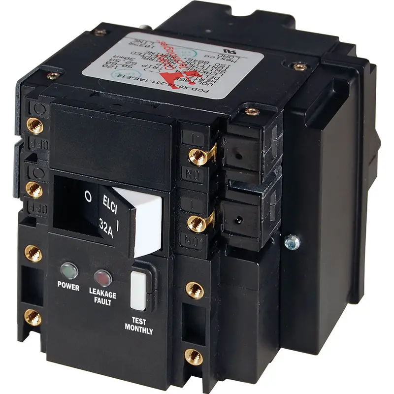 Blue Sea C-Series Elci Main Circuit Breaker - Double Pole 230V Ac 32A [3092] 1