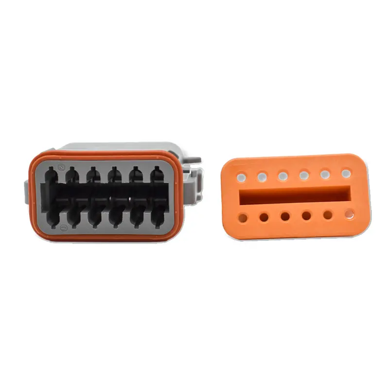 Bluewater 12 Position Female Deutsch Connector W/Wedge Lock [Dt06-12S] 1