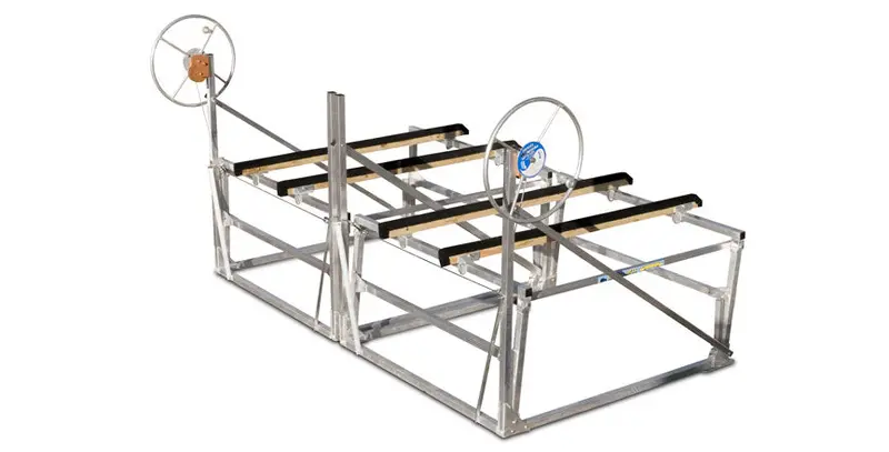 Boat Lift Distributors | 2300 Lb Dual Hewitt Pwc Lift | Width 72″ | Solar & Electric Power | Weight Capacity 2,300 Lbs | For Personal Watercraft & Small Boats 1