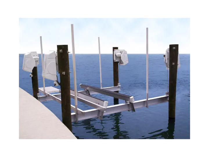 Boat Lift Distributors | Storm Surge | Ss 6,000 Lb Beamless Boat Lift | Model Sku00022 | Lift Capacity 6,000 Lbs | Wireless Remote | For Lakefront Boats 1