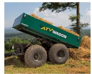 Bosski | Trailer | Model 1600 Ut - Green | Overall Dimensions 50” W X 109” L X 37” H | 22 Cu. Feet Capacity | Horsepower 25 To 40+ Hp | For Atv & Utv 1