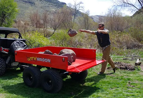 Bosski | Trailer | Model 2000 Ut | Overall 113” L X 59” W X 44” H | Capacity 29 Cubic Feet | (Gvwr) 2000Lbs | Horsepower 25+ Hp | For Utv & Atv 1