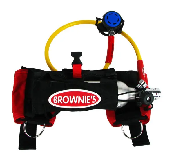 Brownie Third Lung Egressor™ Mini Scuba System | Model Eg-Mss | 19" Width | For Emergency Ascent, Hookah Diving Backup & Quick Underwater Tasks 1