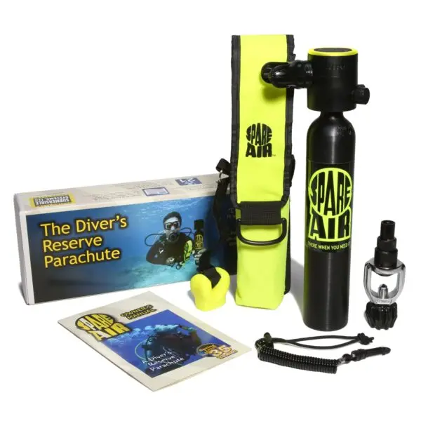 Brownie Third Lung Spare Air Nitrox Redundant Breathing System- 3 Cu.Ft. | Model Spareair-Nx3cu | 2.25" Width | For Emergency Nitrox Scuba Air Supply 2