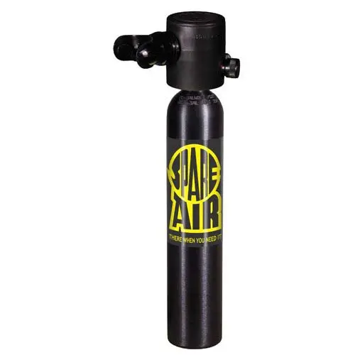Brownie Third Lung Spare Air™ – Spare Bottle Only | 13.4" Length | 2.25" Diameter | 85Ltr. Cylinder Size 1