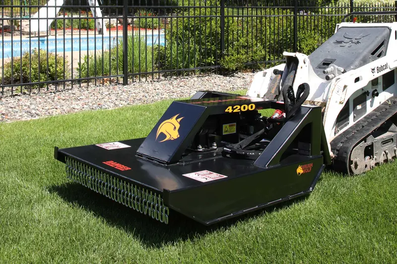 Brush Wolf Brush Cutter | Compact Series | Cutting Width 42" & 48" | Hydraulic Flow Range 8-25 Gpm | For Mini Track Loaders 1