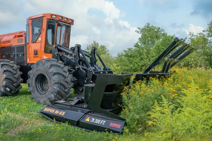 Brush Wolf Brush Cutter | Model  144 Super M-Ax | Cutting Width 144" Inches | Hydraulic Flow Range 42-58 Gpm |	For Tractors 1