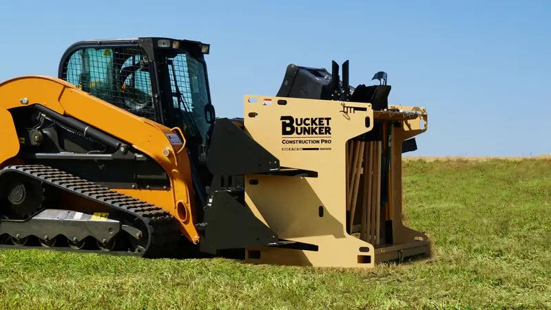Bucket Bunker Construction Pro | Width 48" | Length 48" | 15-25 Gpm | For Skid Steers & Mini Excavators 1