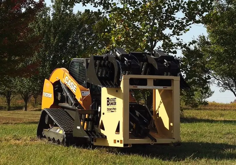 Bucket Bunker Demo Pro | Width 48" | Length 60" | 15-30 Gpm | For Skid Steers 1