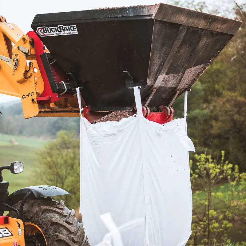 Buckrake Bagging Bucket 1.3 Cubic Yard | For Loaders, Skid Steers, Telehandlers & Excavators 1