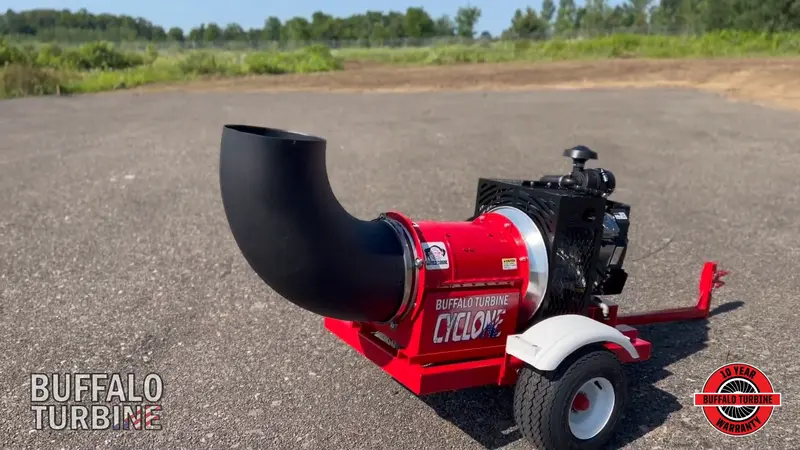 Buffalo Turbine Cyclone Debris Blower | Model Bt-Ckb23 | Blower Output 9500 Cfm | Engine Horsepower 23 Hp | Pull Type 1