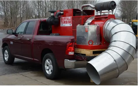 Buffalo Turbine Debris Blower | Model Bt-V8db | Width 48" | Length 96" | Turbine Size 24" | V8 Gasoline Engine | Skid Type 1