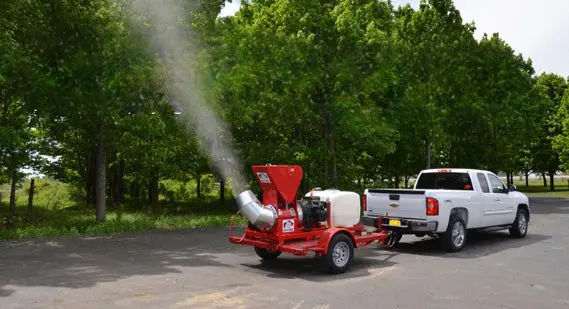 Buffalo Turbine Mist Sprayer / Granular | Model Csm3 | Spray Coverage 75' To | Gasoline Engine 25 Hp | Capacity 100-Gallon Tank | Pull Type Trailer 1