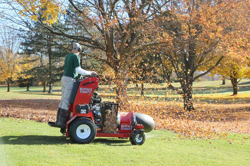 Buffalo Turbine Stand On Debris Blower | Model Bt-Sb26 | Blower Output 12,000 Cfm | Engine Horsepower 26 Hp | Fuel Capacity 12 Gallons 1