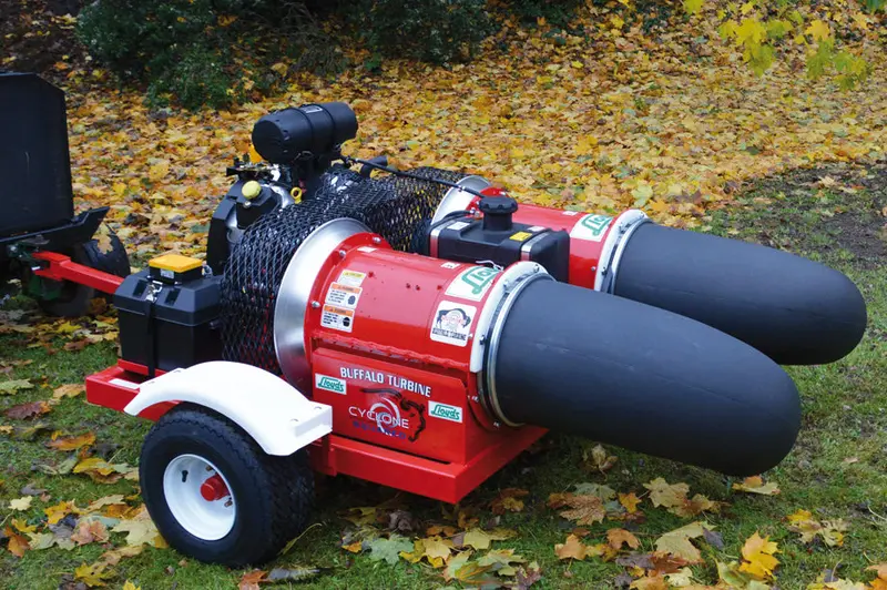 Buffalo Turbine Tow Behind Debris Blower | Model Bt-Ckb4sq | Blower Output 20,000 Cfm | Fuel Capacity 6 Gallons | Pull Type 1