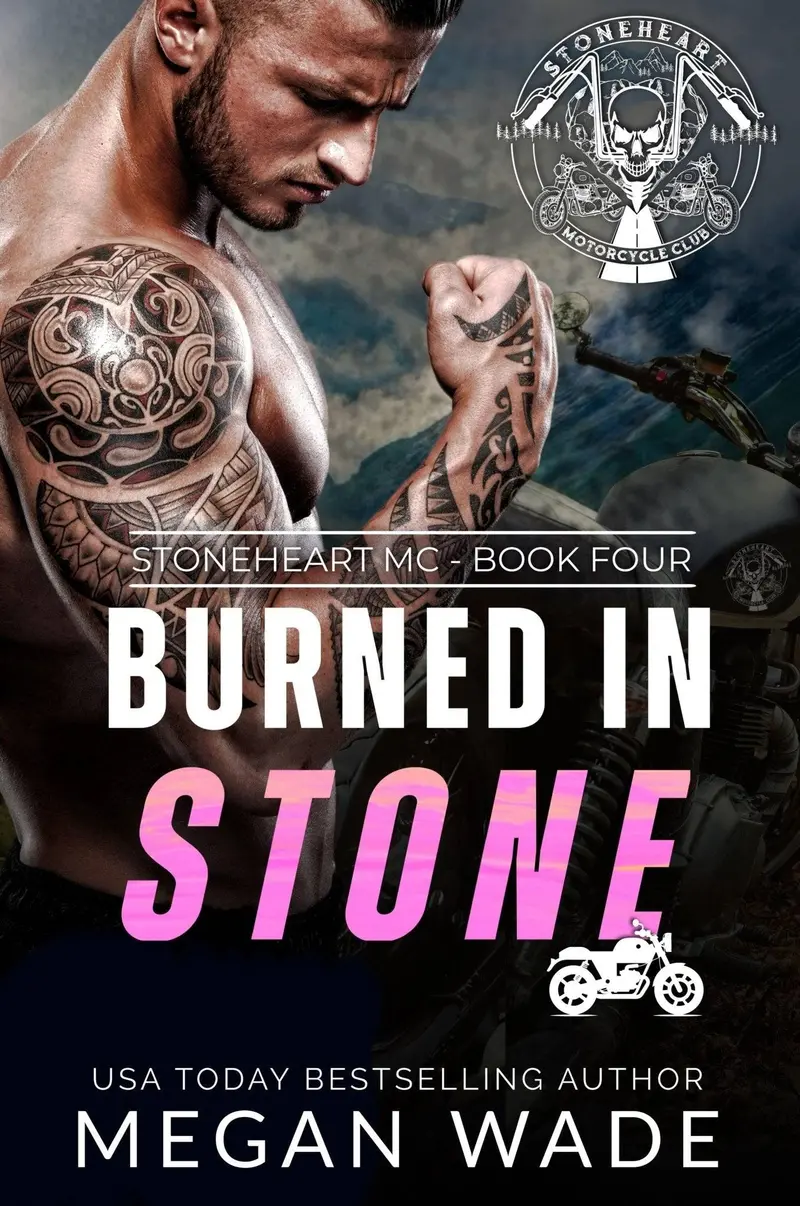 Burned In Stone | A Bbw, Mc Lite Romance | Paperbacks | Stoneheart Motorcycle Club Book 4 1