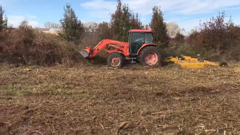 Bush Whacker Heavy Duty Rotary Cutter | Model Hd-121P | Cutting Width 117" Inches | Horsepower 55 Hp | For Tractors 1