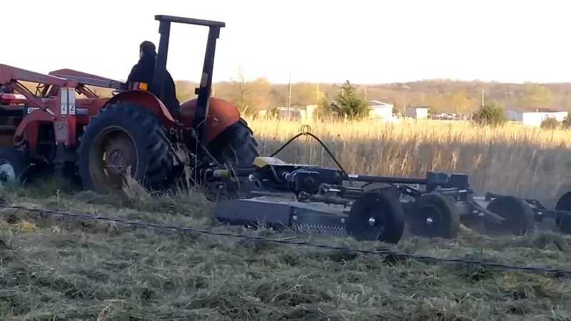 Bush Whacker Medium Duty Flex-Wing Brush Cutter | Model Md-144 | Cutting Width 144" Inches | Horsepower 35 Hp | For Tractors 1