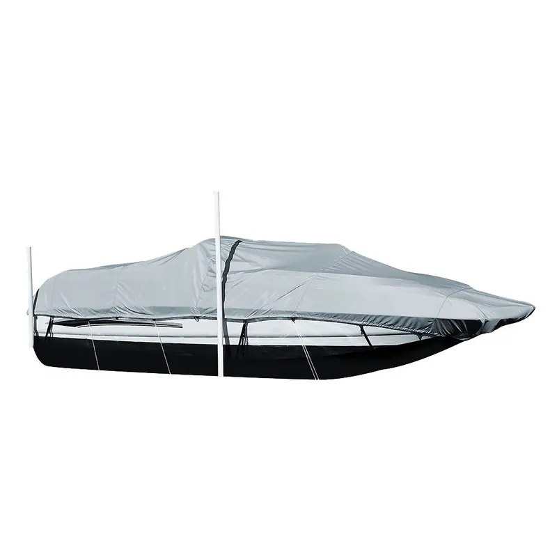 Carver Performance Poly-Guard Styled-To-Fit Boat Cover F/20.5 Sterndrive Deck Boats W/Walk-Thru Windshield - Grey [95120P-10] 1