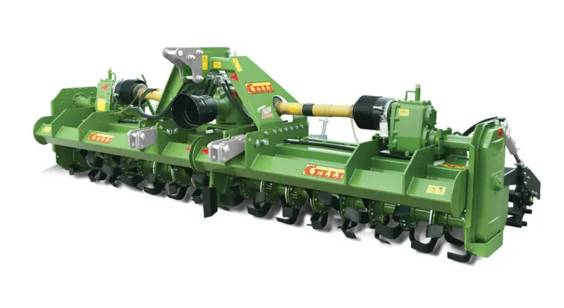Celli Tiger Roto-Tiller | Model 280Dd (Double Drive) | Working Width 391"-490" | 280Hp | For Tractors 1