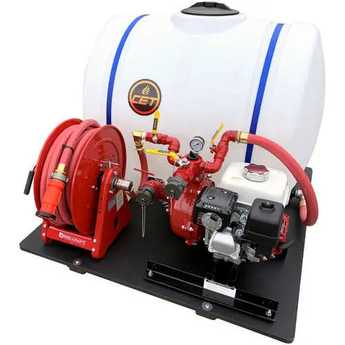 Cet™ Econo Pack Drop-In Skid Unit Fire Pump | Motor 6Hp Honda | Capacity 65 & 125 Gallon 1