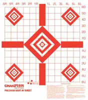 Champion Target Paper Redfield - Style Sight-In 10-Pack 1