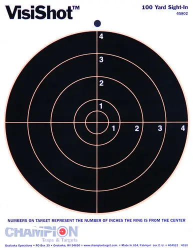 Champion Visishot Circle 8" - Target 10-Pk 1