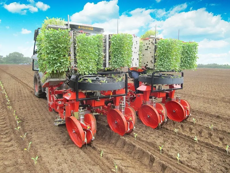 Checchi & Magli Top-24 Transplanters | 2-8 Rows | Frame Size 87" - 197" | 26-82 Hp | For Tractors 2