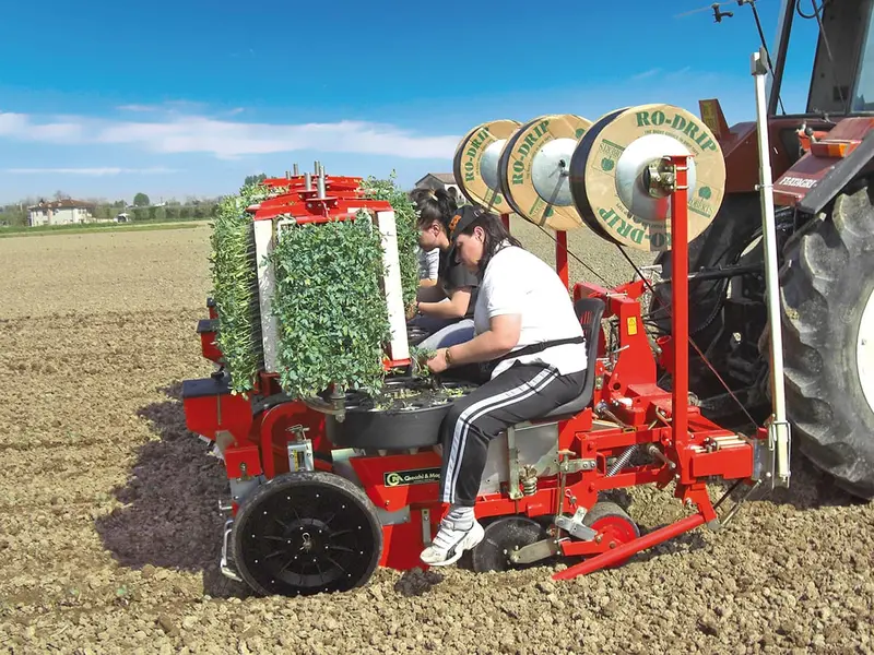 Checchi & Magli Transplanter Texdrive Best 10-Cups | Frame Width 79" To 157" | 25-45 Hp For Tractors 1