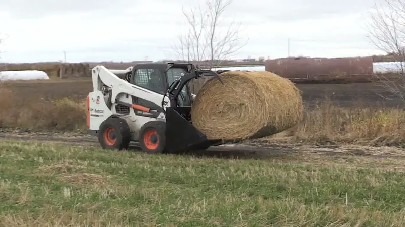 Cid Hay Bale Grapple Bucket Attachment | Width 72", 84" & 96" | 15–20 Gpm | For Skid Steers 3